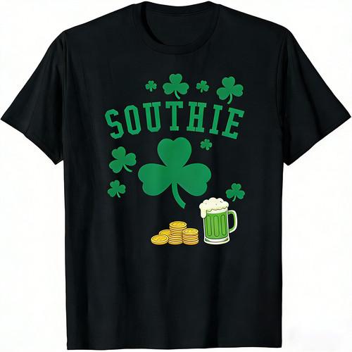 Southie Irish St. Patrick's Day South Boston Shamrock Unisex T-Shirt