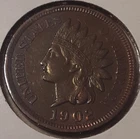 1902 Indian Head Cent 1c Philadelphia Mint US coin (35e-13377/RBT)