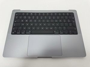 Apple MacBook Pro 14" A2442 EMC 3650 Tastatur Handauflage, Trackpad Grau Komplett UK