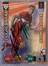 PANINI CHAMPIONS LEAGUE SIGNED CARD - PAVEL POGREBNYAK - VFB STUTTGART