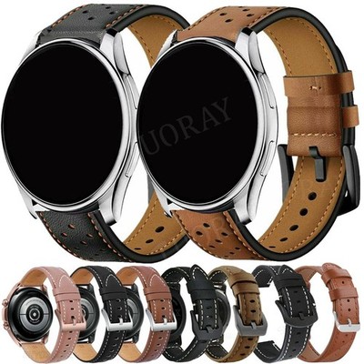 Leder Armband Für Amazfit GTR 4 3 2 2e 42 47mm Cheetah BIP 5 6 Smartwatch Band
