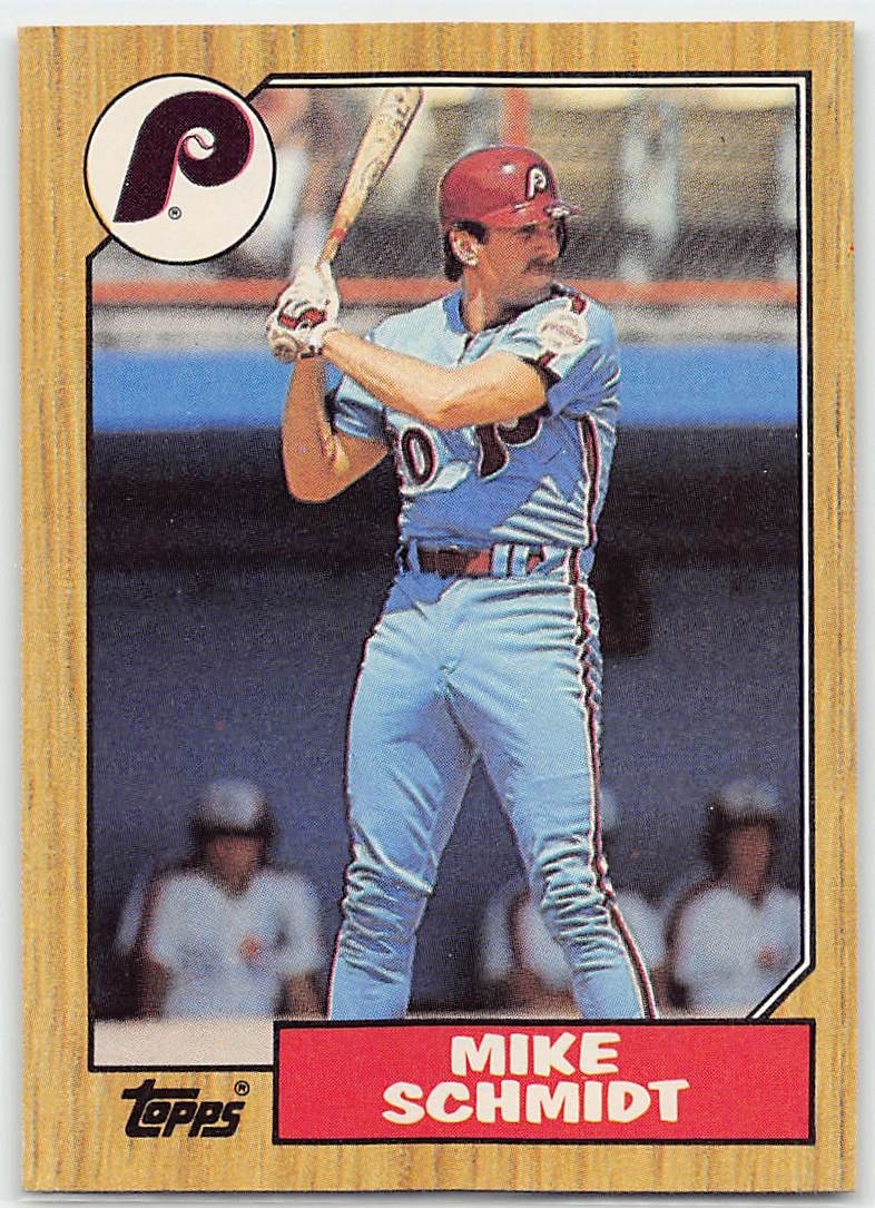 Mike Schmidt 1987 Topps #430 Philadelphia Phillies