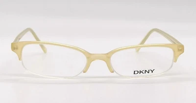 Brille DKNY 6823 Halbrand Beige Damen Brillengestell Eyeglasses Frame Y2K - Bild 1 von 4