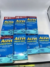 Lot Of 7 Aleve Pain Relief Exp 04/2026++