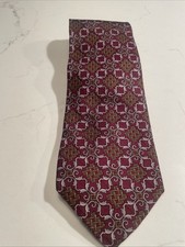 Christian Dior Vintage Neck Tie Italian Silk 100% Made In USA