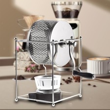 Manual Coffee Bean Roaster Portable Convenient Bracket Coffee Beans Roller