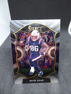 Devin Asiasi Rookie Card Concourse 2020 Panini Select Football #100 Patriots NFL