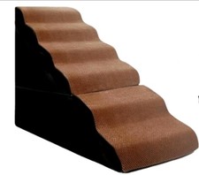 MALOROY Dog Stairs for High Beds 30-36 inches Tall 6-Step Dog Steps for Bed 3...