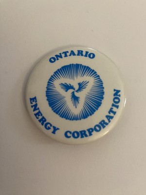 Ontario Energy Corporation Pin Back Button P164