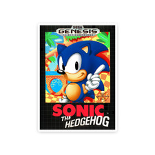 Sonic the Hedgehog Sticker 4 Inch Vinyl Decal Retro Genesis Console Gaming