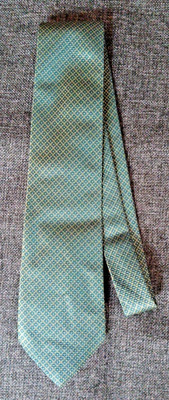 Tie 70s 80s 90s Y2K B C B G Attidute Silk Green Gold 3.75 Wide 57 Long