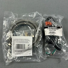 Eastman Dishwasher Installation Kit Hose and Power Cord