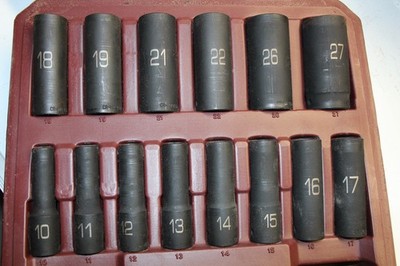 Matco ADV Tools SCDPM146VA - 1/2'' Drive 14 Pc Metric Deep 6Pt Impact Socket Set