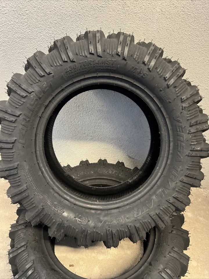 2x CARLISLE ATV/Quadreifen 230/70 R 14 73N VERSA TRAIL ATR M+S DOT 1216 R310 - Bild 2 von 4