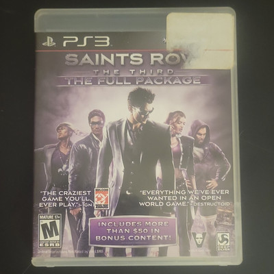 Saints Row: The Third - Full Package (PS3) M NTSC-U/C Bonus