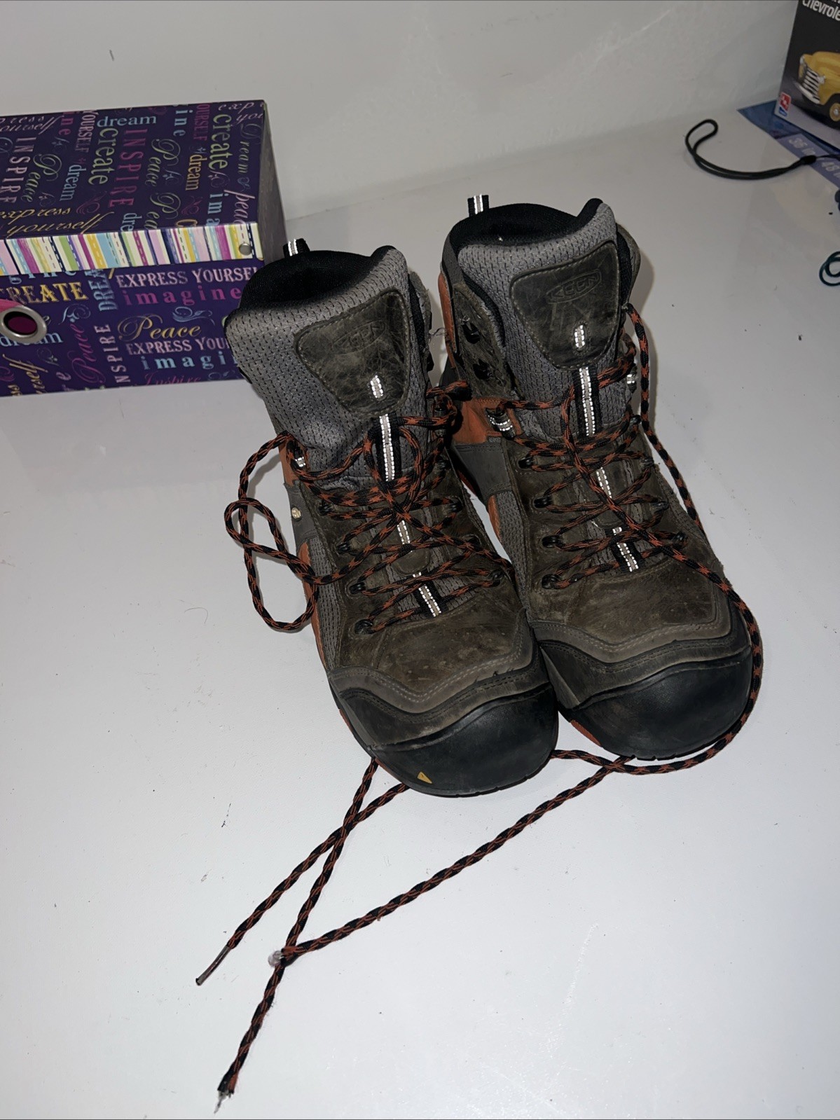 Scarpe antinfortunistiche impermeabili Keen Work Utility ASTM F2413 11 punta acciaio uomo taglia 11D