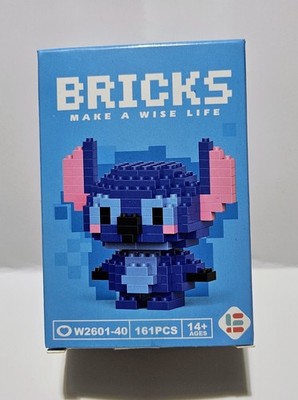 Bricks W2601-40 161 Piece Interlocking Blocks Set Plastic Box Ages 14+