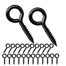 Pack of 20 Eye Screws 30 mm Screw Ring Small Ceiling Hook Ring Screws Q Type