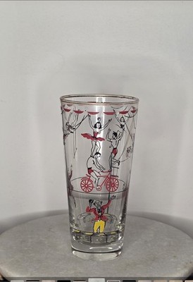 Vintage Libbey CIRCUS Highball Glasses, 6 Total Available