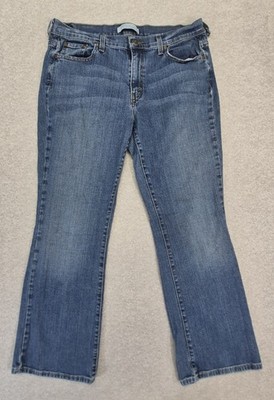 Levis 515 Bootcut Jeans Womens 12 Short Light Wash Blue Stretch Denim Western