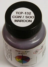 Tru-Color Paint TCP-132 Chicago Great Western / Soo Line Maroon 1oz Bottle