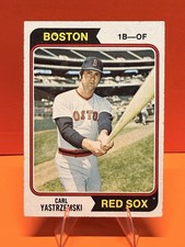 1974 Topps Carl Yastrzemski #280 HOF Boston Red Sox EX No Creases Clean Surface