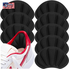 Shoe Heel Inserts, 8 Pcs Mesh Self-Adhesive Heel Cushion Pads for Back of Heel,