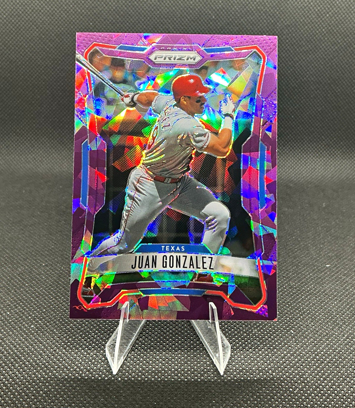 Panini 2026 Prizm Baseball Juan Gonzalez #94 Texas Rangers Purple Prizm /25