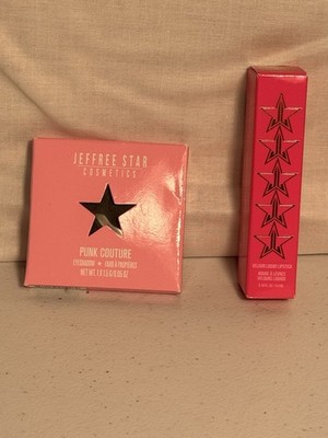 Jeffree Star Punk Couture Eyeshadow & Velour Liquid Christmas Cookie Lipstick 