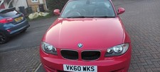BMW Series 1 Red Convertible