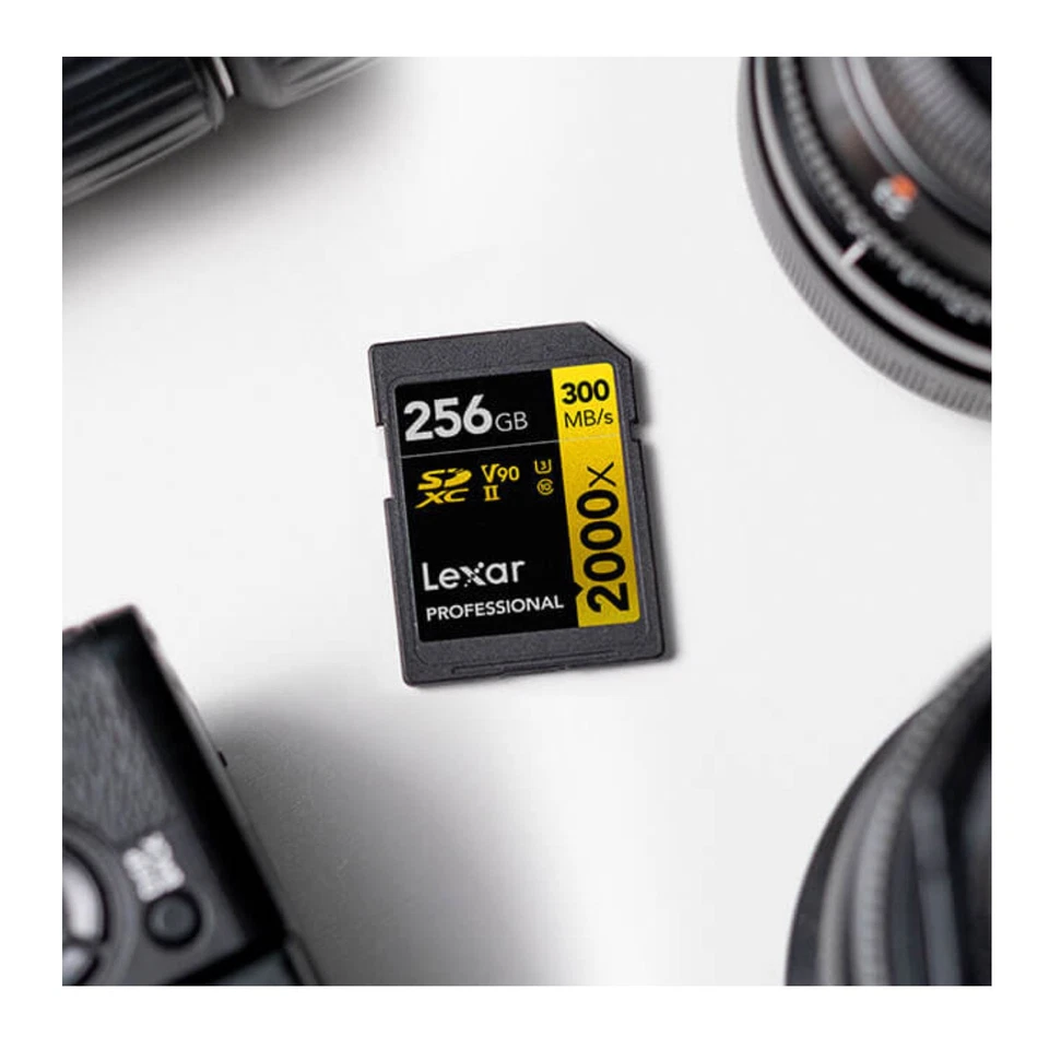 Lexar Professional 256GB 2000x UHS-II SDXC Memory Card - Image 2 of 4