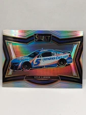 2025 PANINI SELECT RACING KYLE LARSON SILVER PRIZM PIT ROAD NASCAR Card