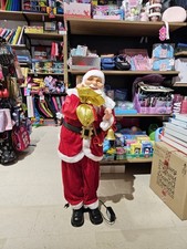 BABBO NATALE CON MUSICA E MOVIMENTO 90 Cm