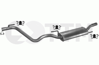 Silencieux arriere antibruit pour Golf II et III reduisant les vibrations