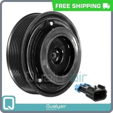 Compressor Clutch for Aftermarket Denso 10SRE18C - 125.5mm, 8 Grooves, 12 Volt