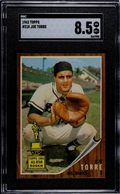 1962 Topps Joe Torre #218 SGC 8.5