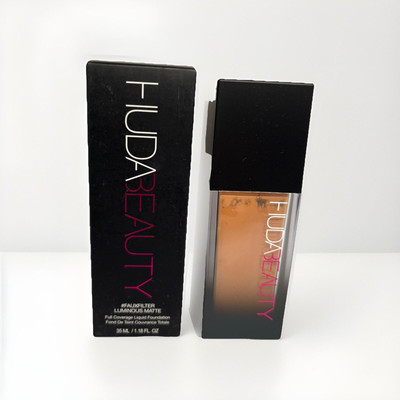 NIB Huda Fauxfilter Luminous Matte Full Coverage Foundation 245B PEACHES N CREAM