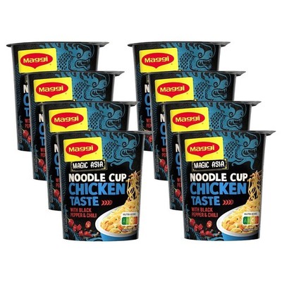 MAGGI Magic Asia Noodle Cup Chicken Taste (8 x 63g)