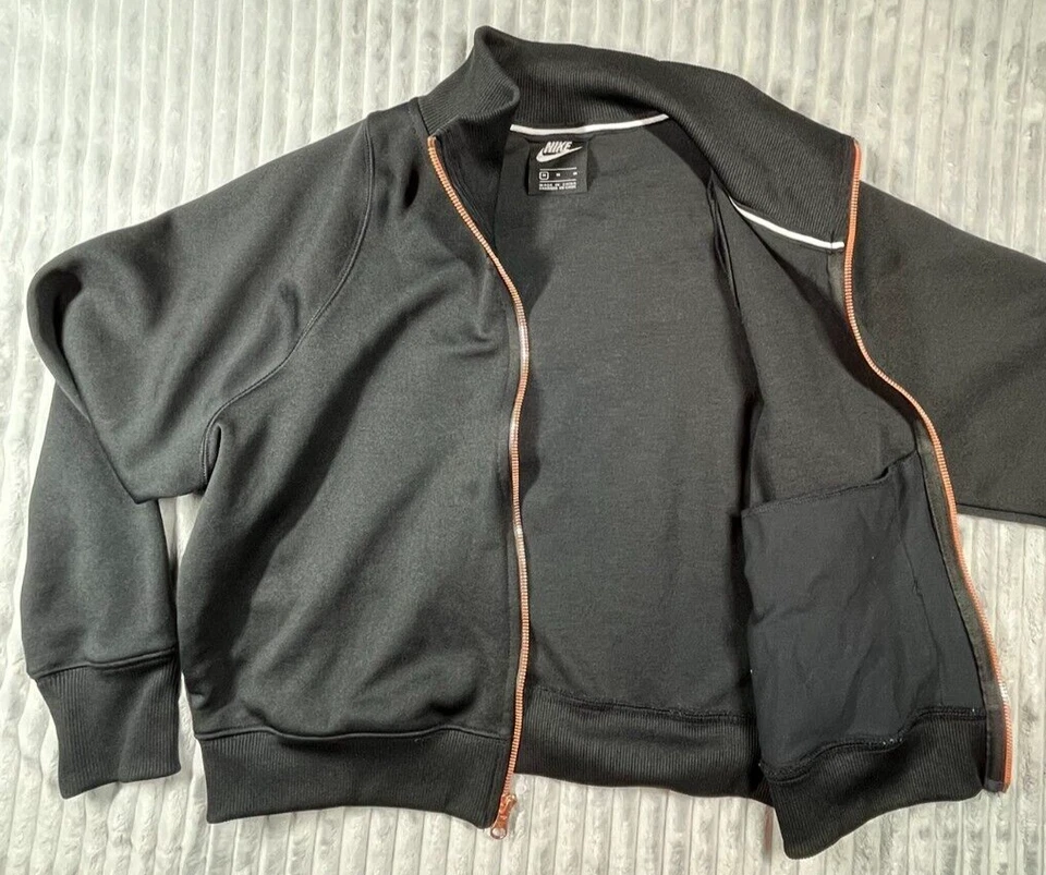 Nike Track Jacket Women's M Air N98 Cropped Lightweight Black/Rose Gold Festival - Image 3 of 4