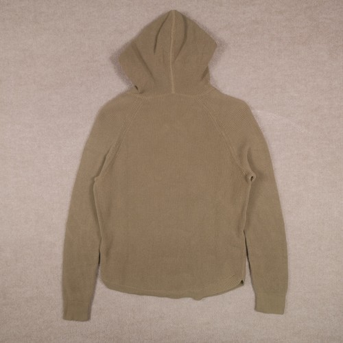 Maglione donna Lauren Ralph Lauren LRL grande con cappuccio maglia waffle verde pullover - Foto 18 di 21