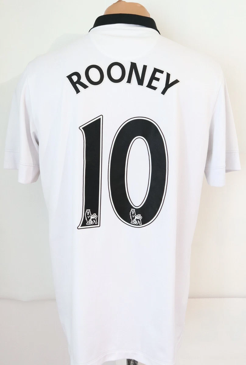 Wayne Rooney White Manchester United International Club Soccer Fan
