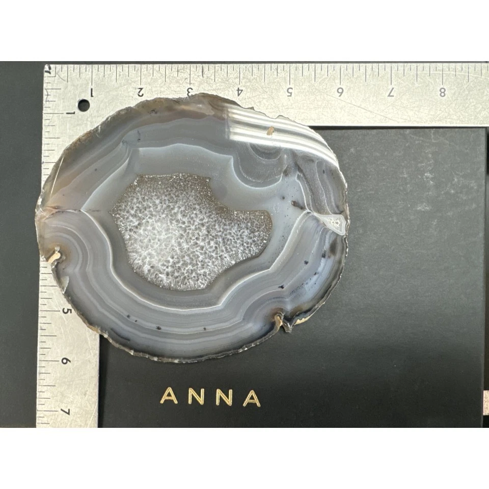 ANNA NEW YORK Collection. Ita Cheese Plate & Forma Spreader. Smoke Silver (NWB) - Image 3 of 4