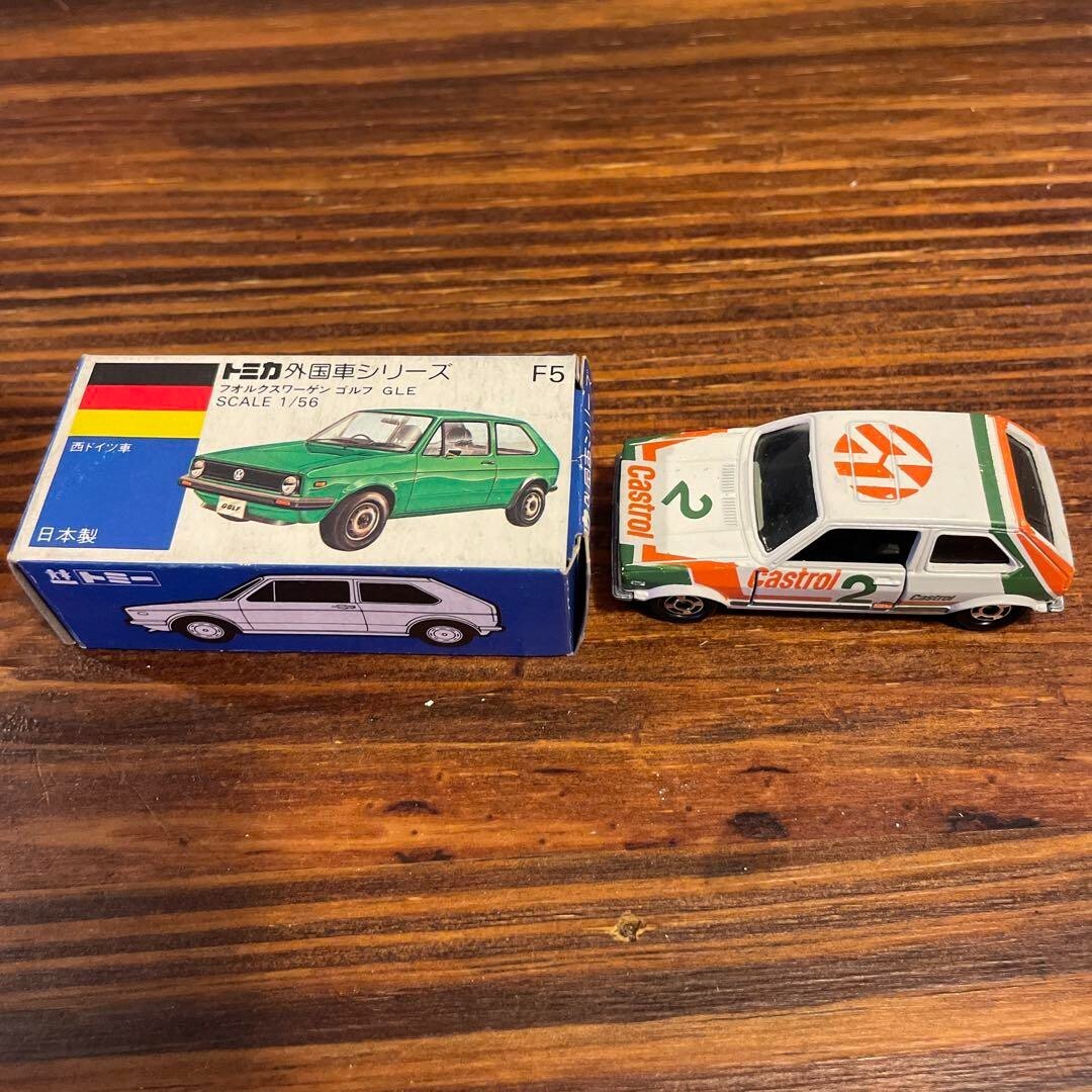 トミカ外国車シリーズF5 VOLKSWAGEN GOLFGLE グループAフェア Tomica Tomy F5-2-8 Volkswagen Golf GLE Group A Fair Racing
