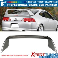 Fits 02-06 Acura Rsx Dc5 Type R Trunk Spoiler Wing 3pc Painted Yr534m Silver