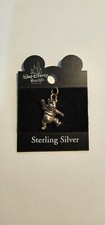 DISNEY 3-D POOH SOLID STERLING SILVER .925 DANGLE CHARM