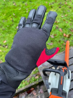 Kettensägenschutzhandschuhe Klasse 1 hochwertig Anti Kettensäge Schutzhandschuh