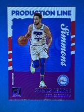 BEN SIMMONS 2021-22 Donruss Production Line PURPLE PRESS PROOF #8 76ers
