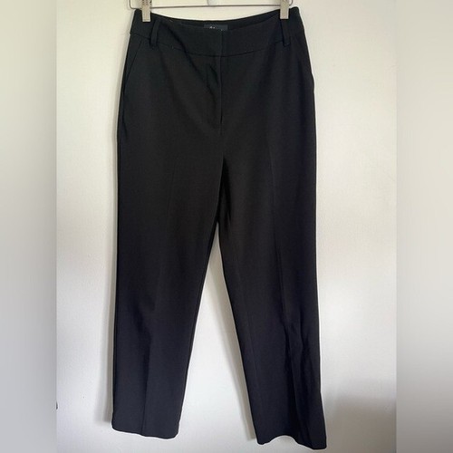 Reitmans Straight-Leg Super High-Rise Office Trouser Pants - Black - 6 Petite - Picture 2 of 9