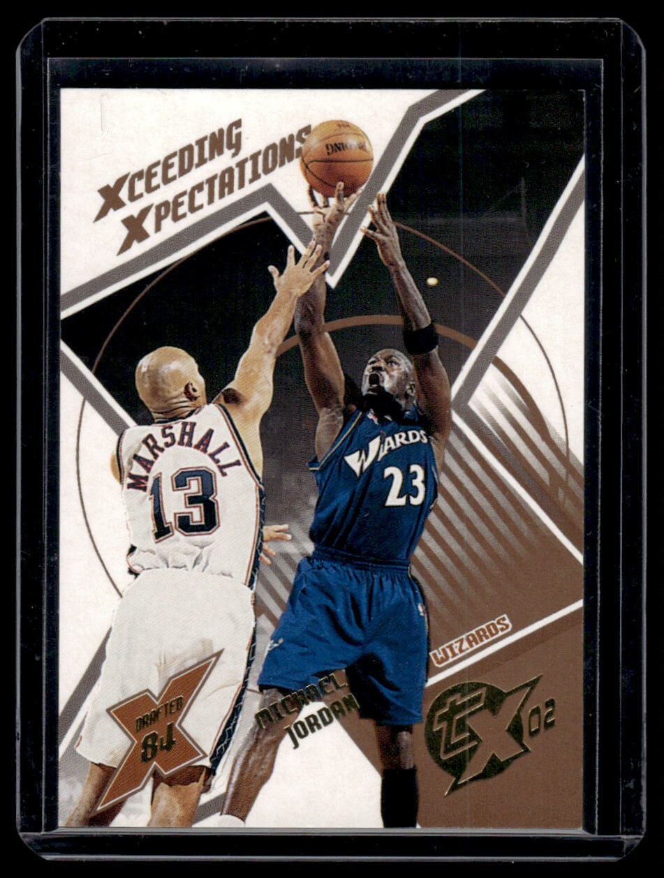 2002-03 Topps Xpectations Michael Jordan 318/750 Washington Wizards #154 PB