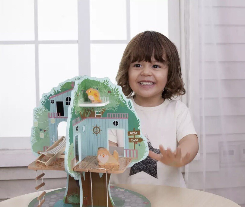 Toy Treehouse Lottie Doll Treehouse Lottie Tree House Dolls House - Main Image